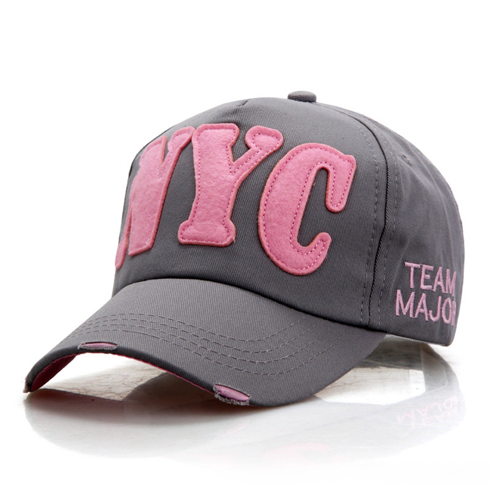 thumbnail image 4 of Gorra de béisbol unisex con letras NYC: gorra ajustable para deportes de primavera-verano y ropa informal, 4 of 4